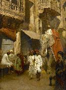 Edwin Lord Weeks, Promenade on an Indian Street